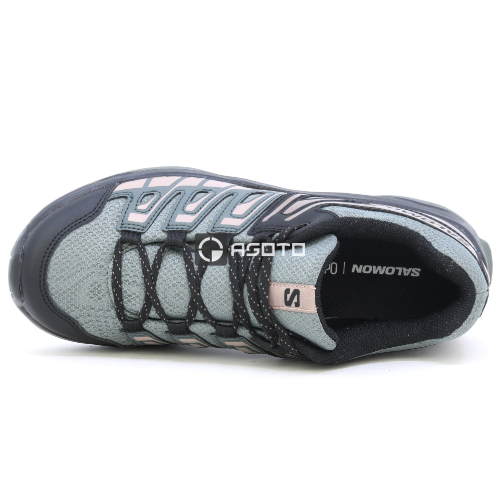 detail SALOMON Exterga W Sedona zelená dámská outdoor obuv