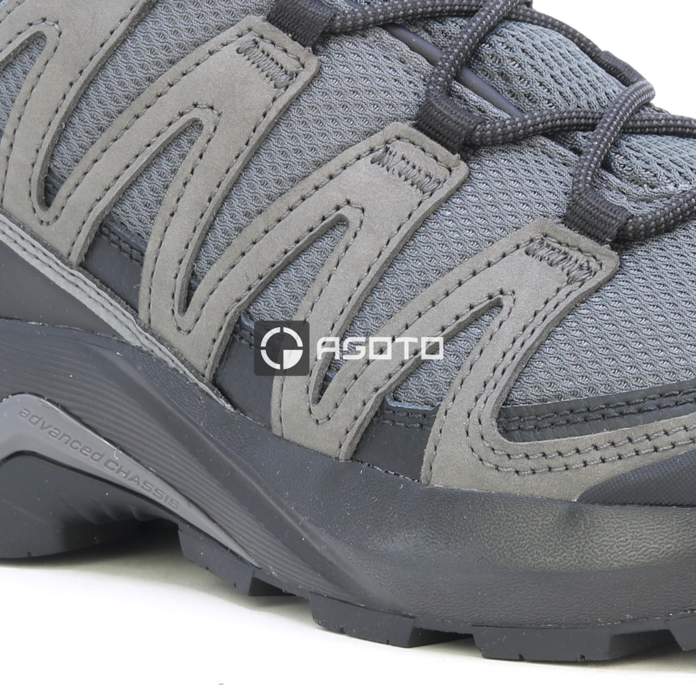 detail SALOMON X-Adventure Recon GTX šedá pánská outdoor obuv membrána Gore-Tex®