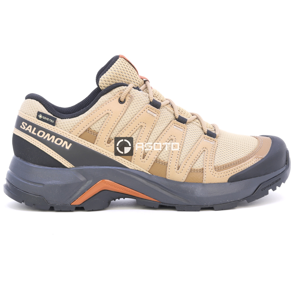 detail SALOMON X-Adventure Recon GTX béžová pánská outdoor obuv membrána Gore-Tex®