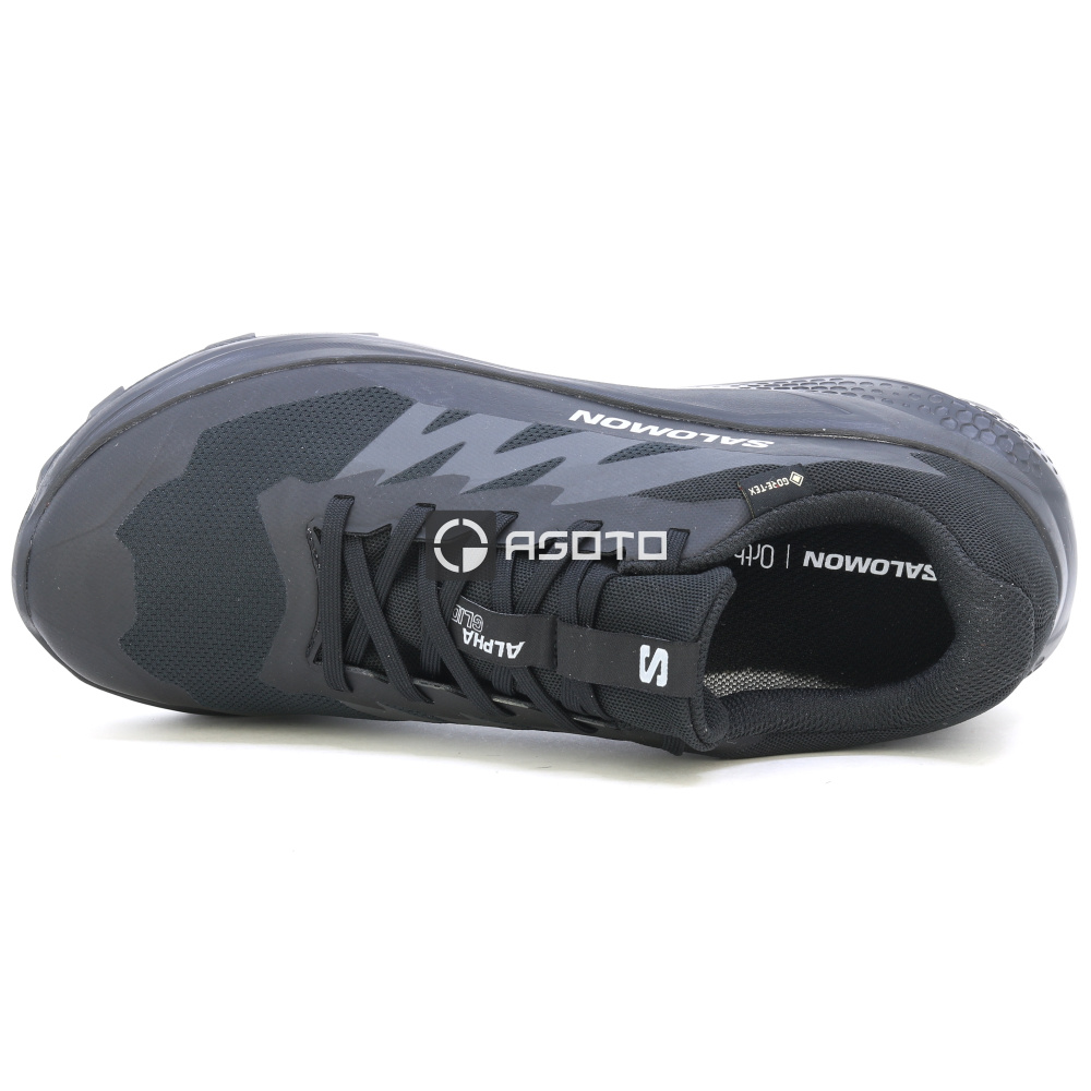 detail SALOMON Alphaglide GTX černá pánská outdoor obuv membrána Gore-Tex®