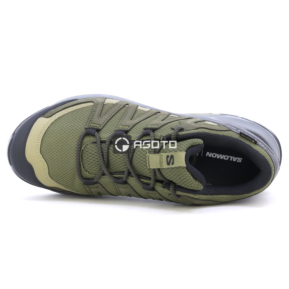 detail SALOMON X-ADVENTURE RECON GTX olivová pánská outdoor obuv membrána Gore-Tex®