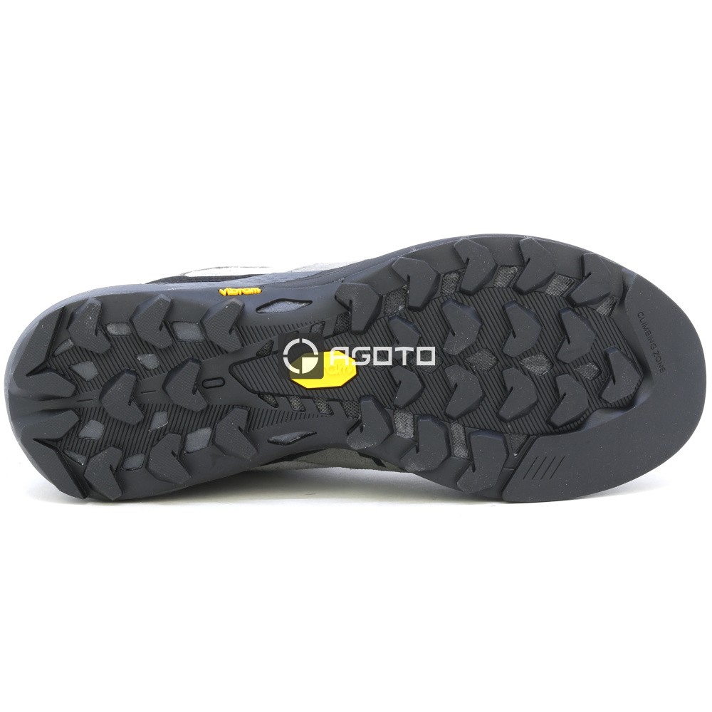 detail MERRELL Capra 2 Gtx šedá pánská kožená outdoor obuv membrána Gore-Tex®