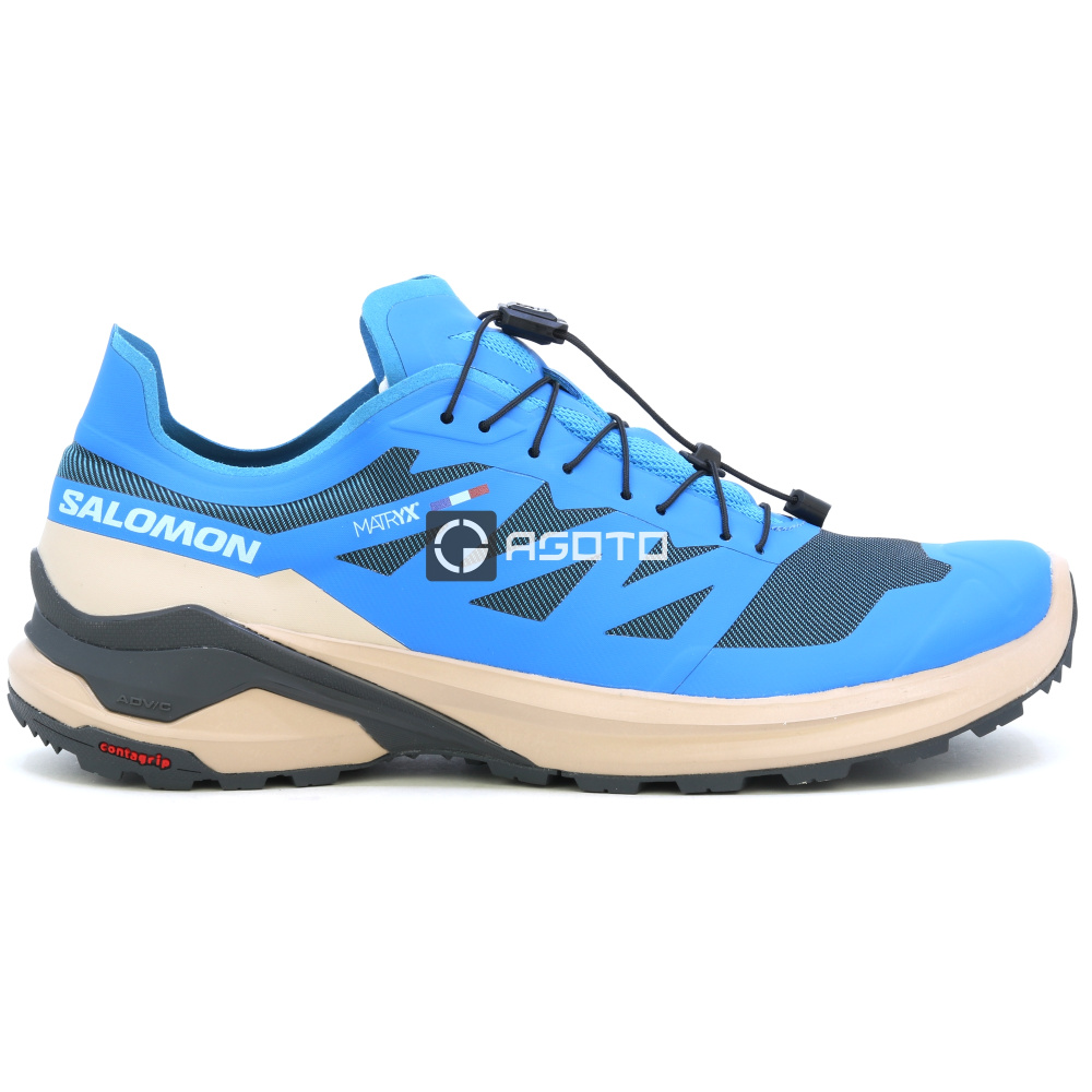 detail SALOMON XA META MADE IN FRANCE modrá pánská outdoor obuv