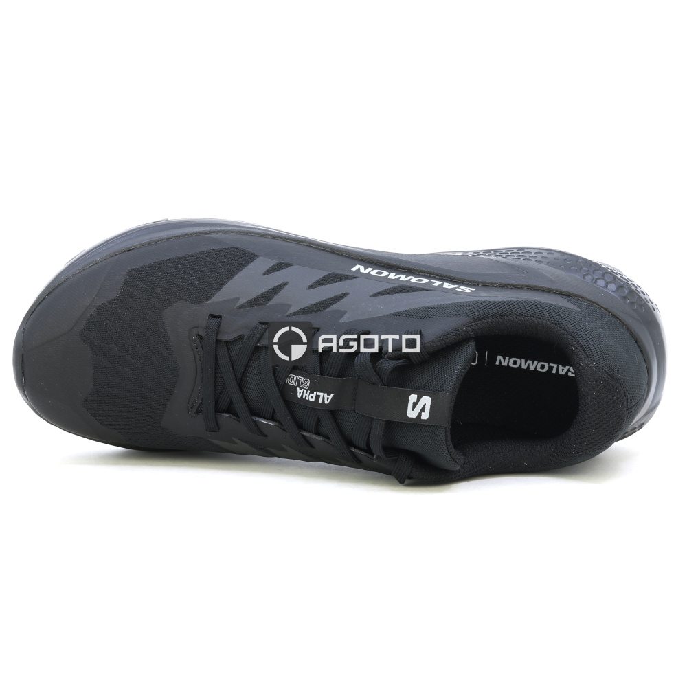 detail SALOMON ALPHAGLIDE Black černá pánská outdoor obuv