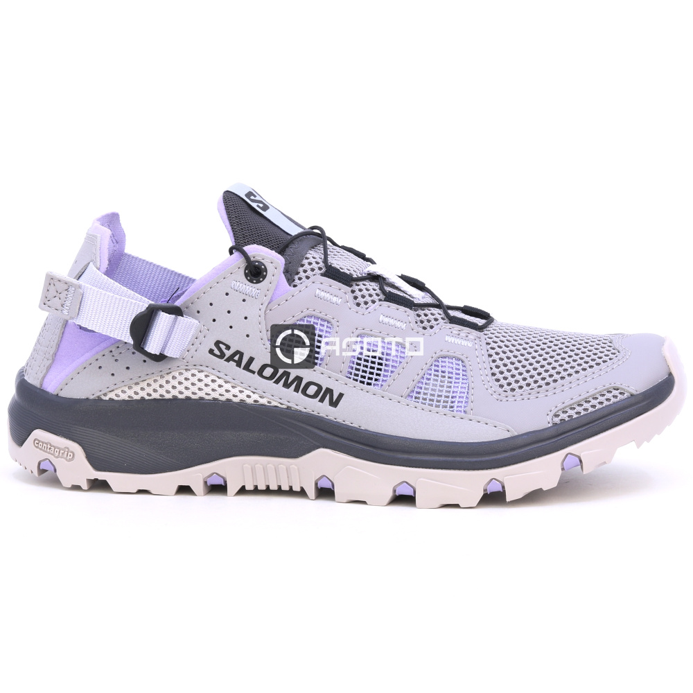 detail SALOMON Techamphibian 5 W gull šedá dámská letní outdoor obuv