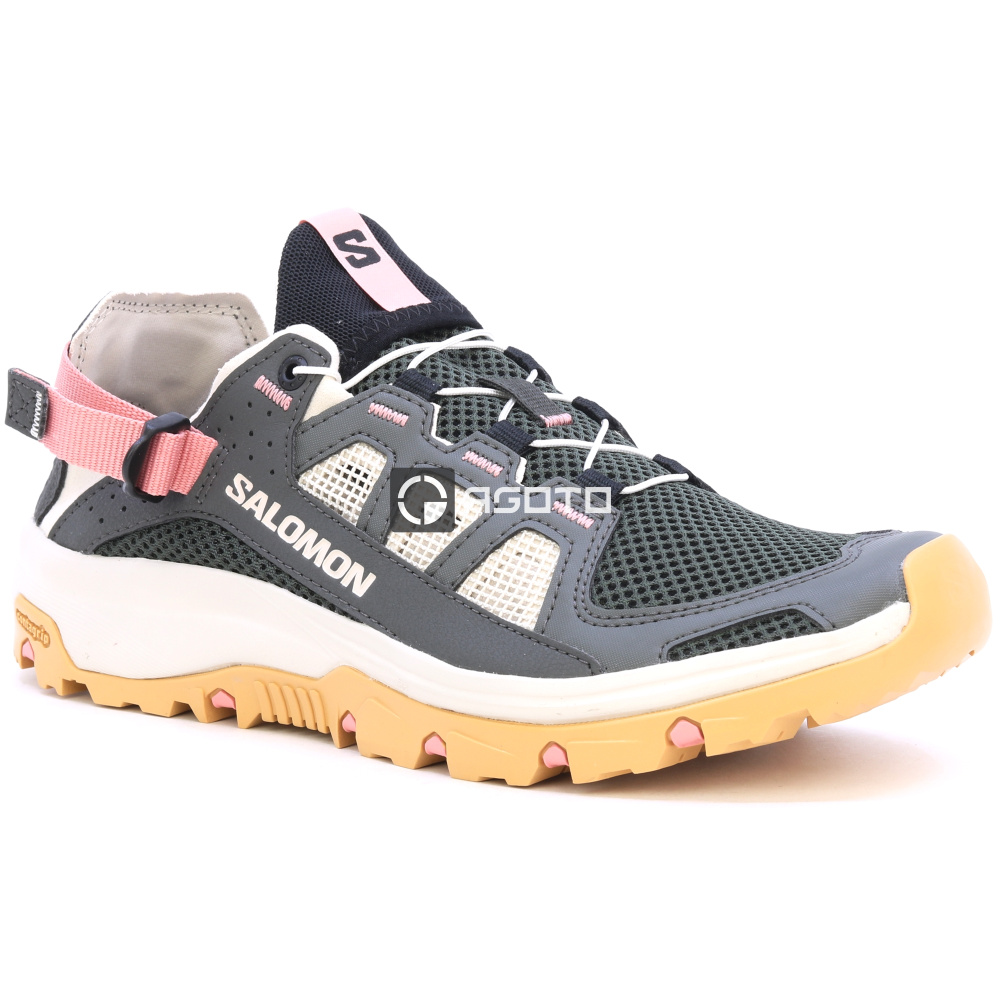 detail SALOMON Techamphibian 5 W peat šedá dámská letní outdoor obuv
