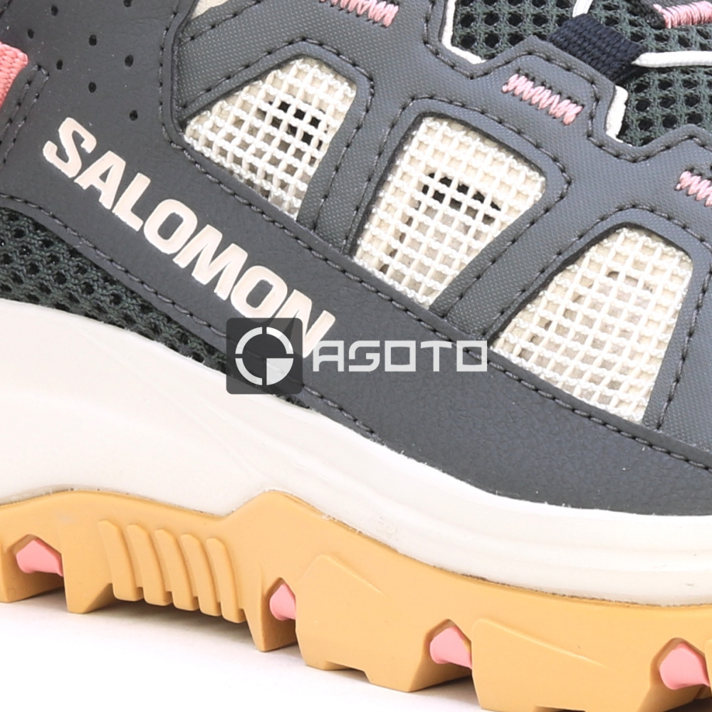 detail SALOMON Techamphibian 5 W peat šedá dámská letní outdoor obuv Výprodej