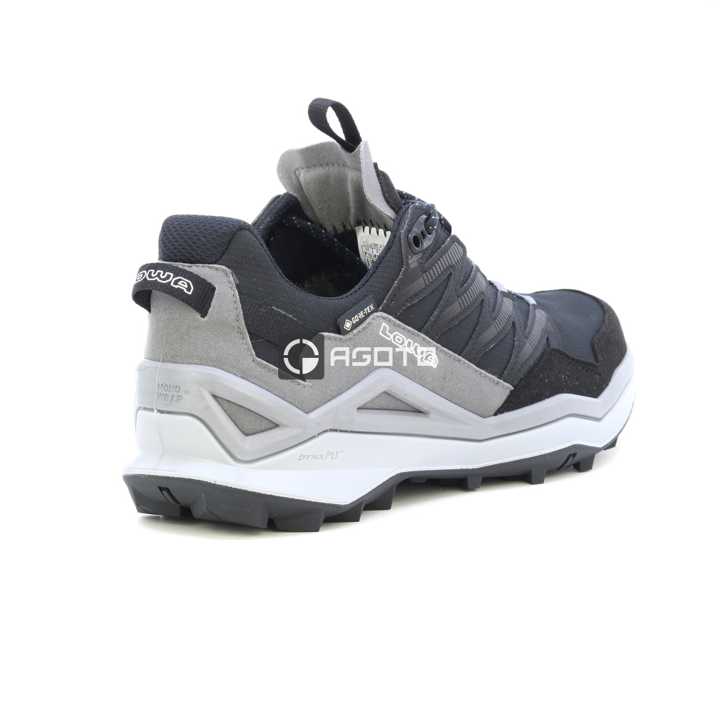 detail LOWA Maddox Pro GTX LO Wide černá pánská outdoor obuv membrána Gore-Tex®