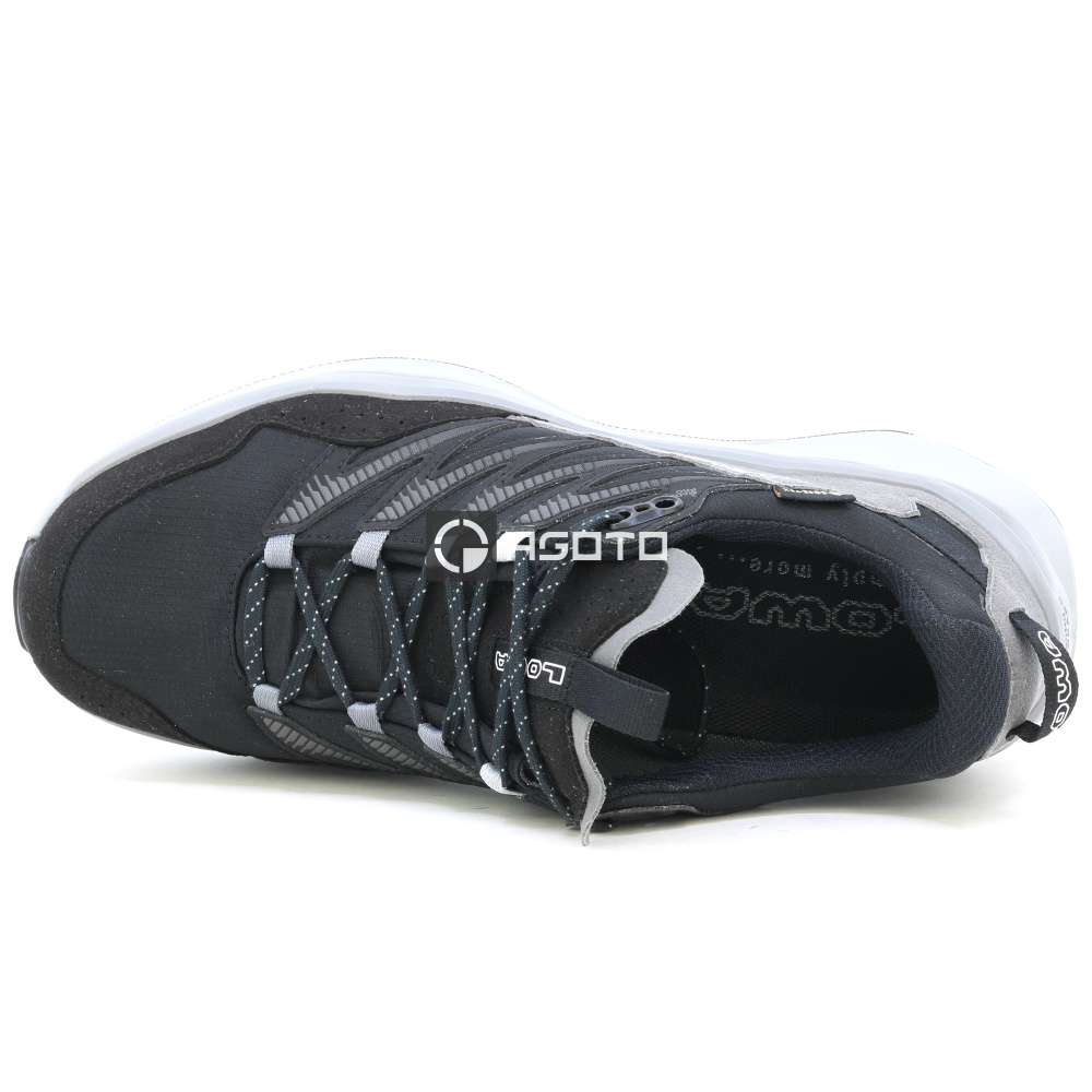 detail LOWA Maddox Pro GTX LO Wide černá pánská outdoor obuv membrána Gore-Tex®