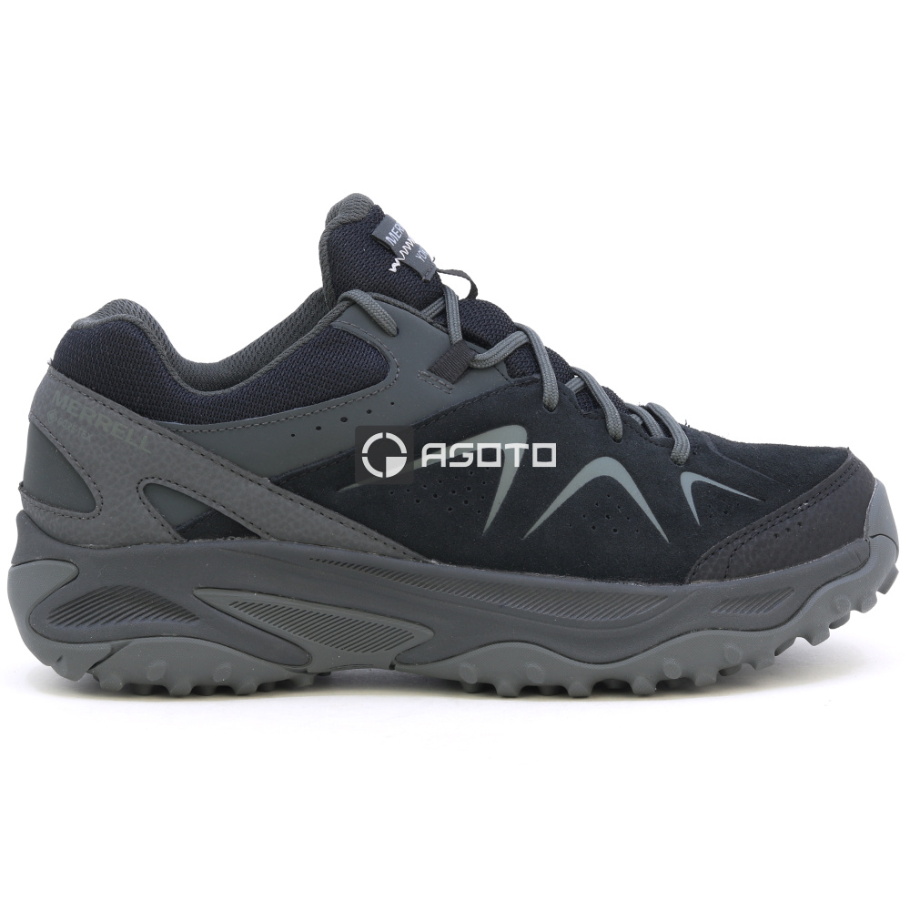detail MERRELL YOKOTA 3 GTX black černá pánská outdoor obuv GORE-TEX® membrána
