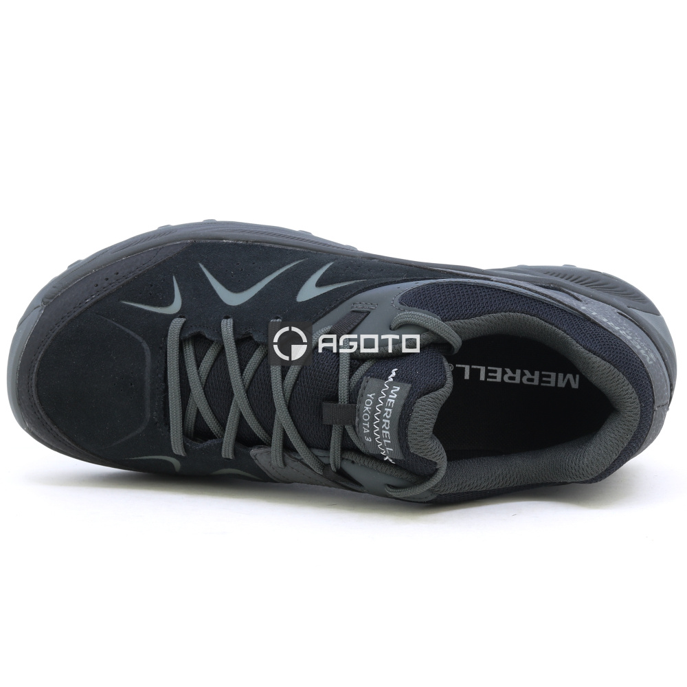 detail MERRELL YOKOTA 3 GTX black černá pánská outdoor obuv GORE-TEX® membrána