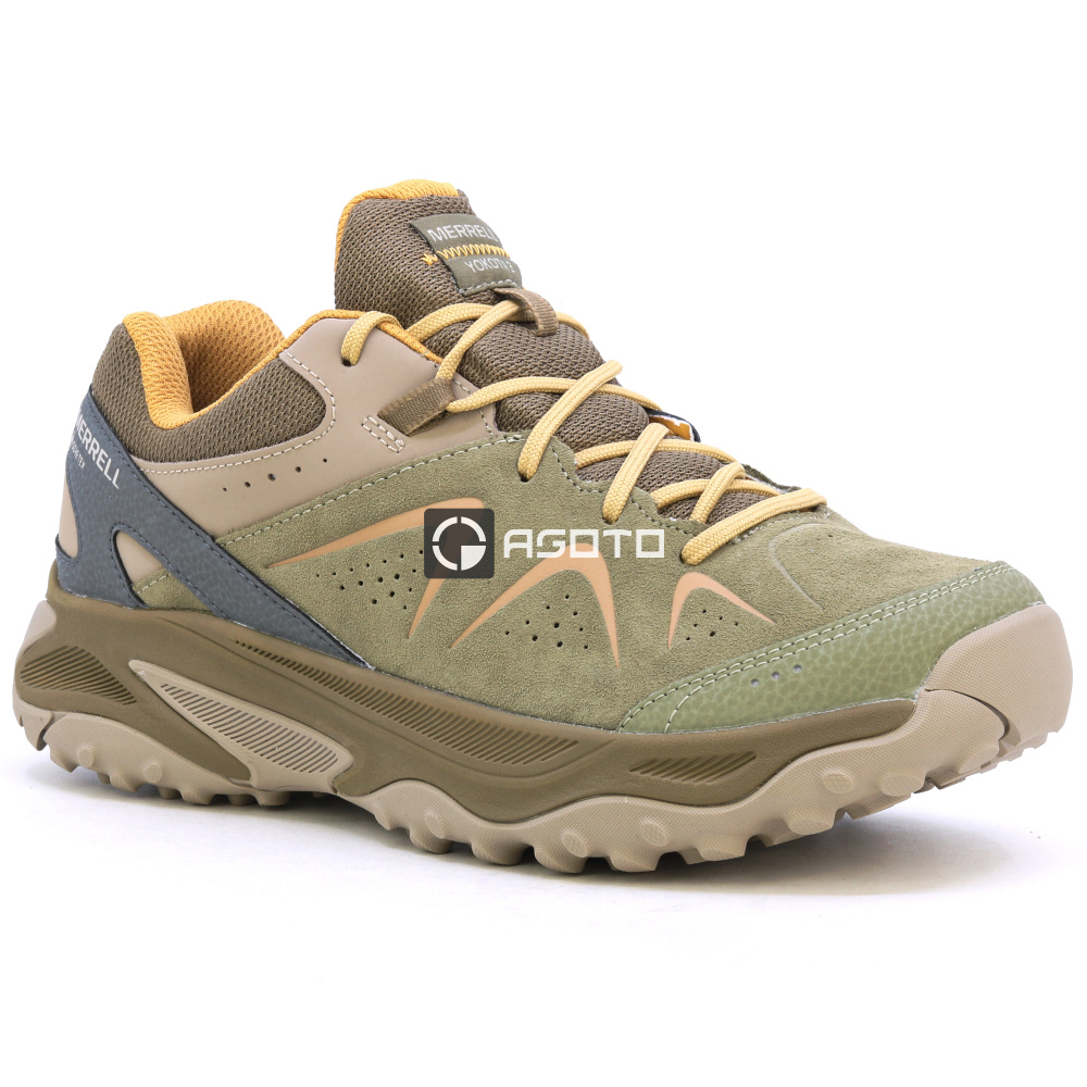 detail MERRELL YOKOTA 3 GTX drab olivová pánská outdoor obuv GORE-TEX® membrána