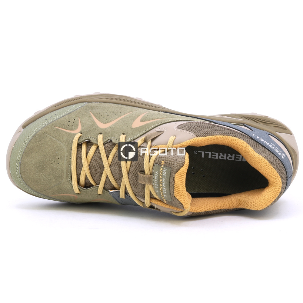 detail MERRELL YOKOTA 3 GTX drab olivová pánská outdoor obuv GORE-TEX® membrána