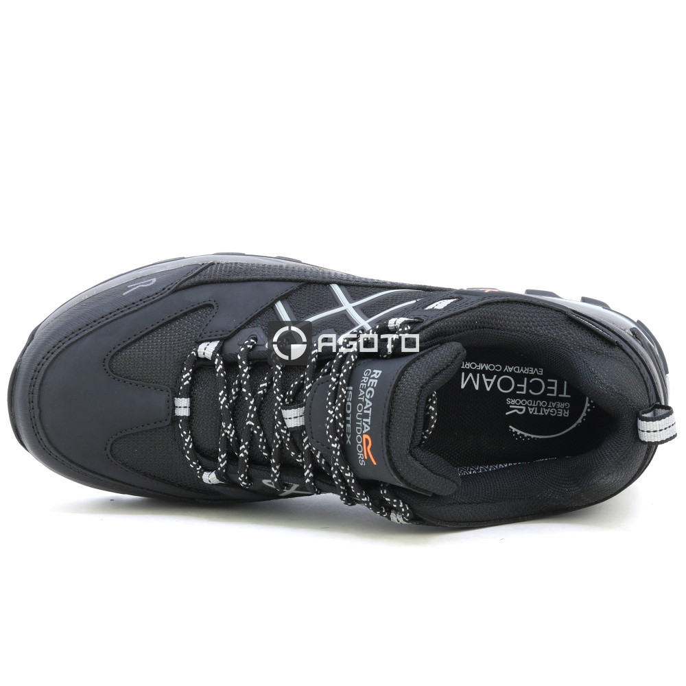 detail REGATTA Samaris III Low černá pánská outdoor obuv ISOTEX membrána