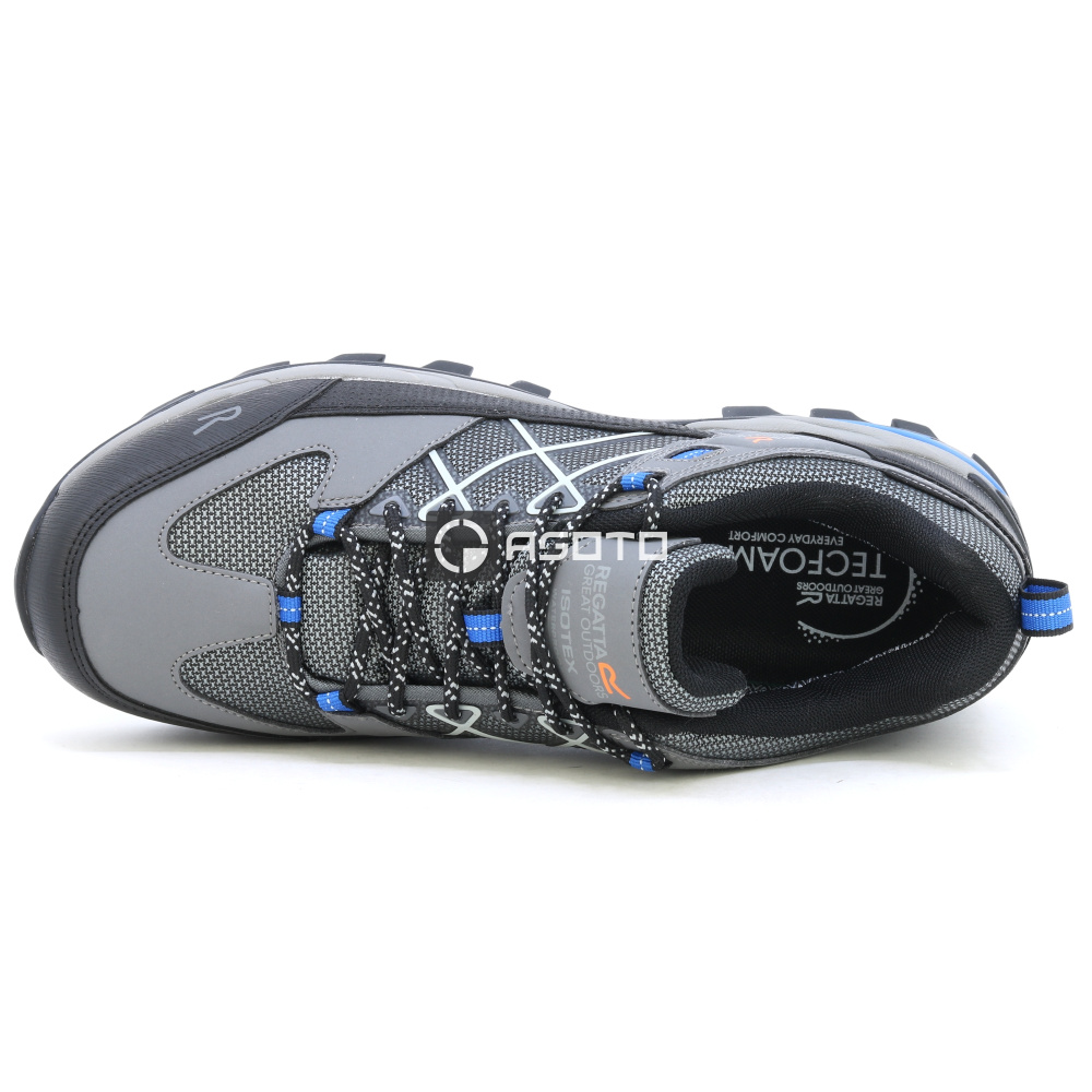 detail REGATTA Samaris III Low grey šedá pánská outdoor obuv Isotex membrána