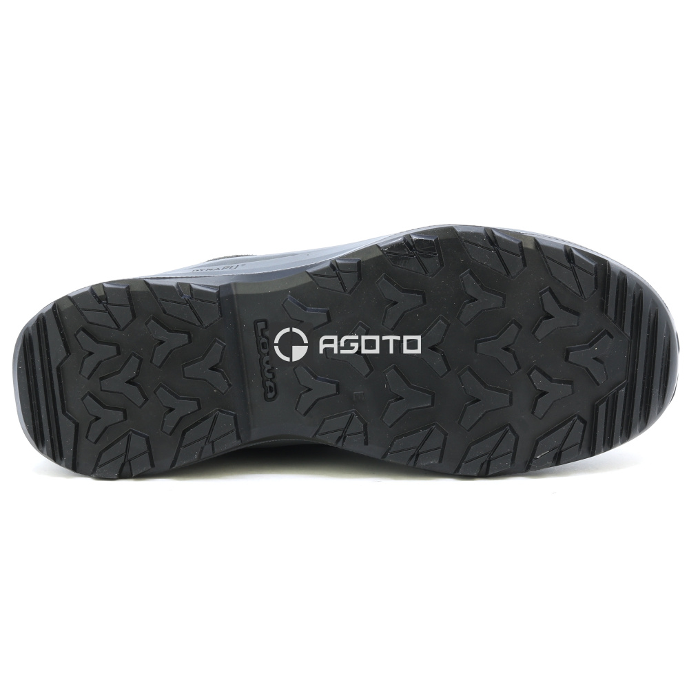 detail LOWA Ventierra GTX černá pánská kožená outdoor obuv membrána Gore-Tex®