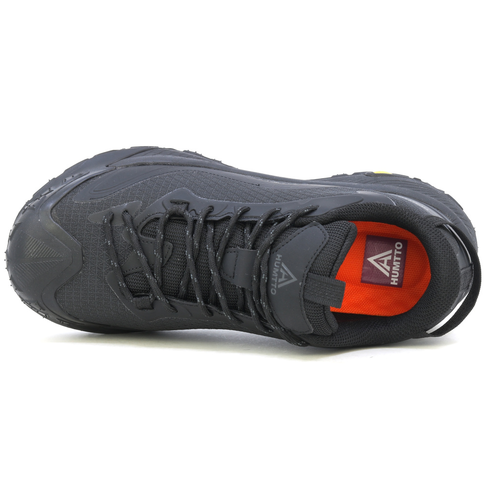 detail HUMTTO Alto černá pánská outdoor obuv, velice lehká a odolná nejen do terénu