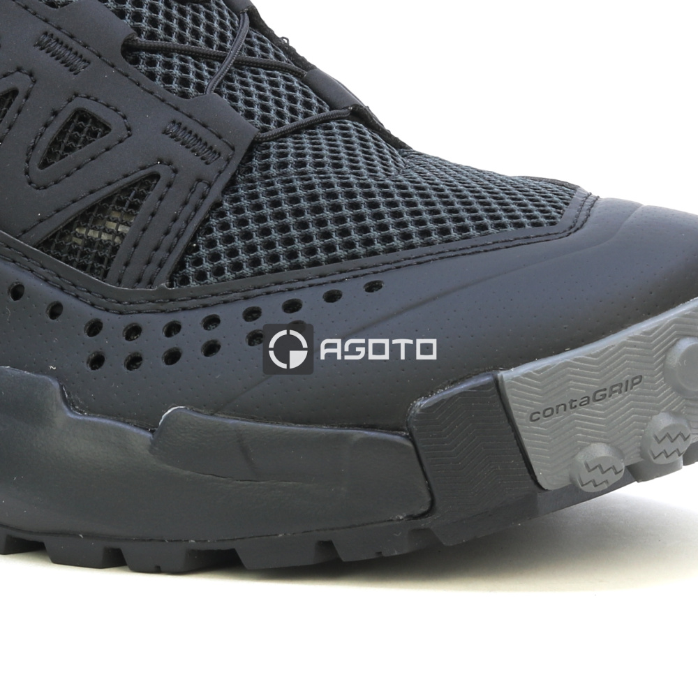 detail SALOMON Terramphibian M černá pánská letní outdoor obuv, lehká a pohodlná