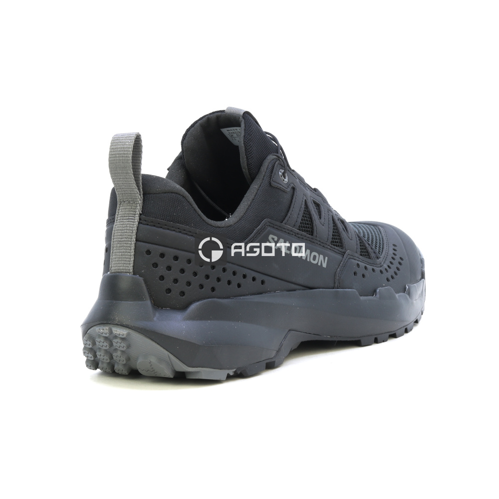 detail SALOMON Terramphibian M černá pánská letní outdoor obuv, lehká a pohodlná