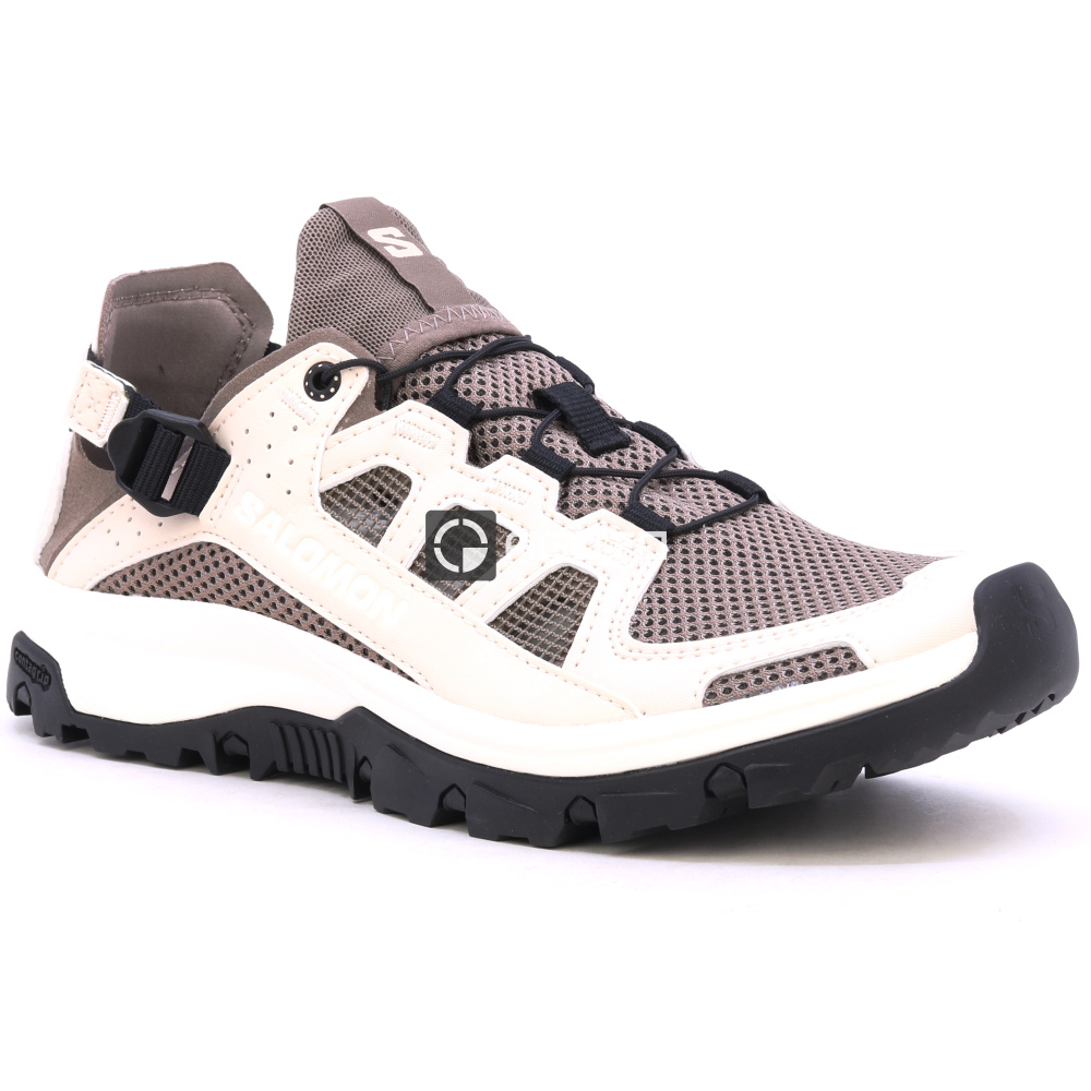 detail SALOMON Techamphibian 5 W béžová dámská letní outdoor obuv, lehká a prodyšná