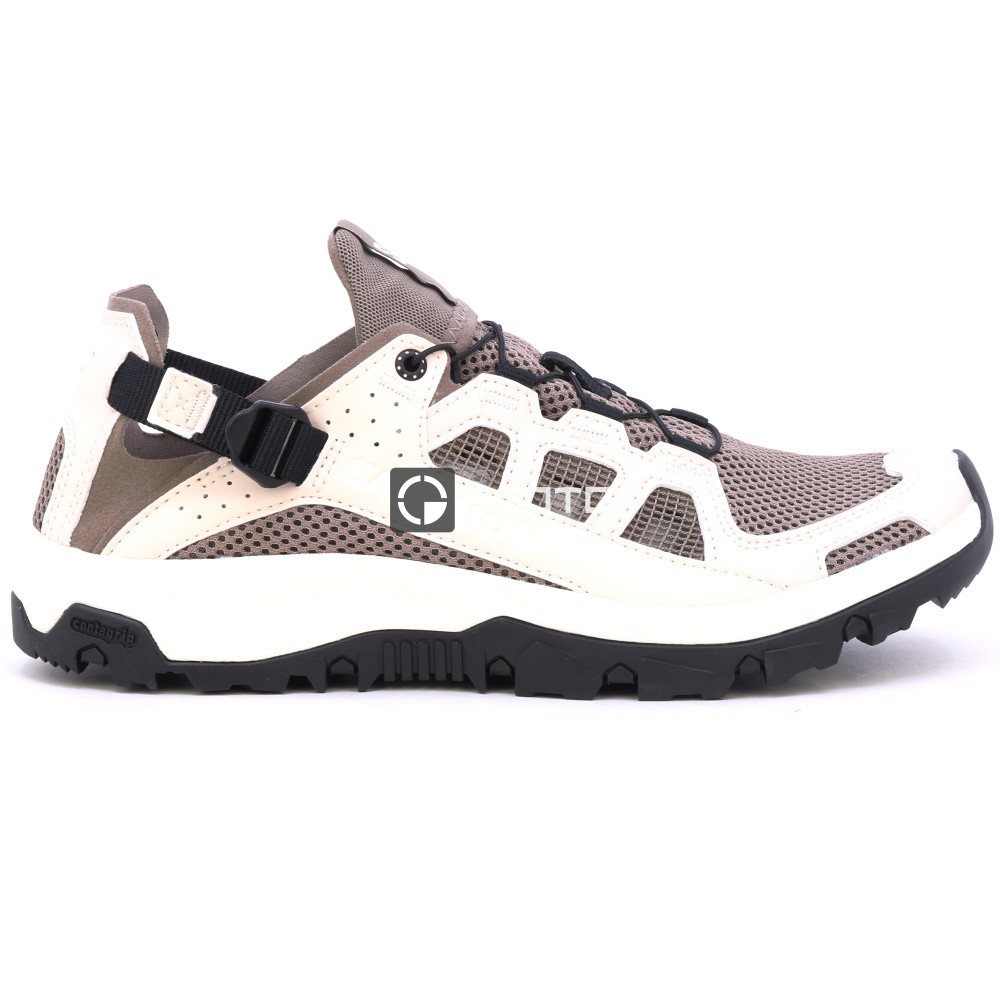 detail SALOMON Techamphibian 5 W béžová dámská letní outdoor obuv, lehká a prodyšná