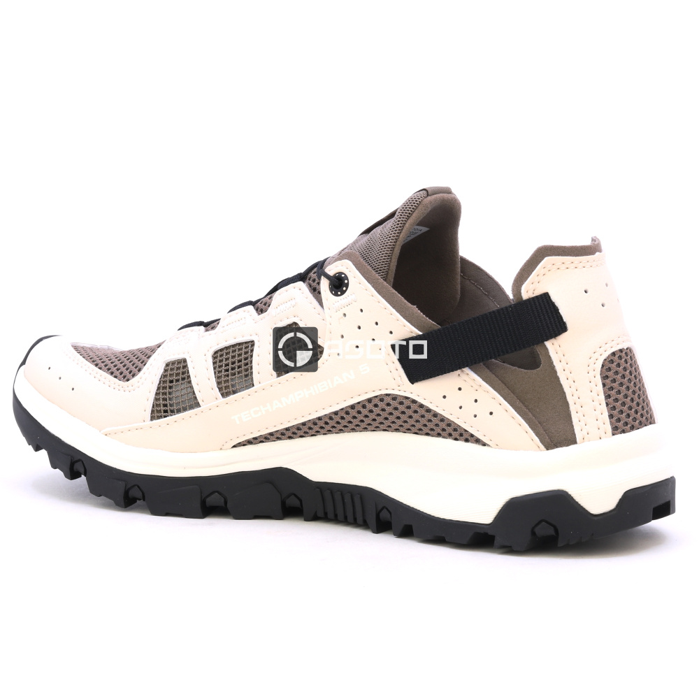detail SALOMON Techamphibian 5 W béžová dámská letní outdoor obuv, lehká a prodyšná