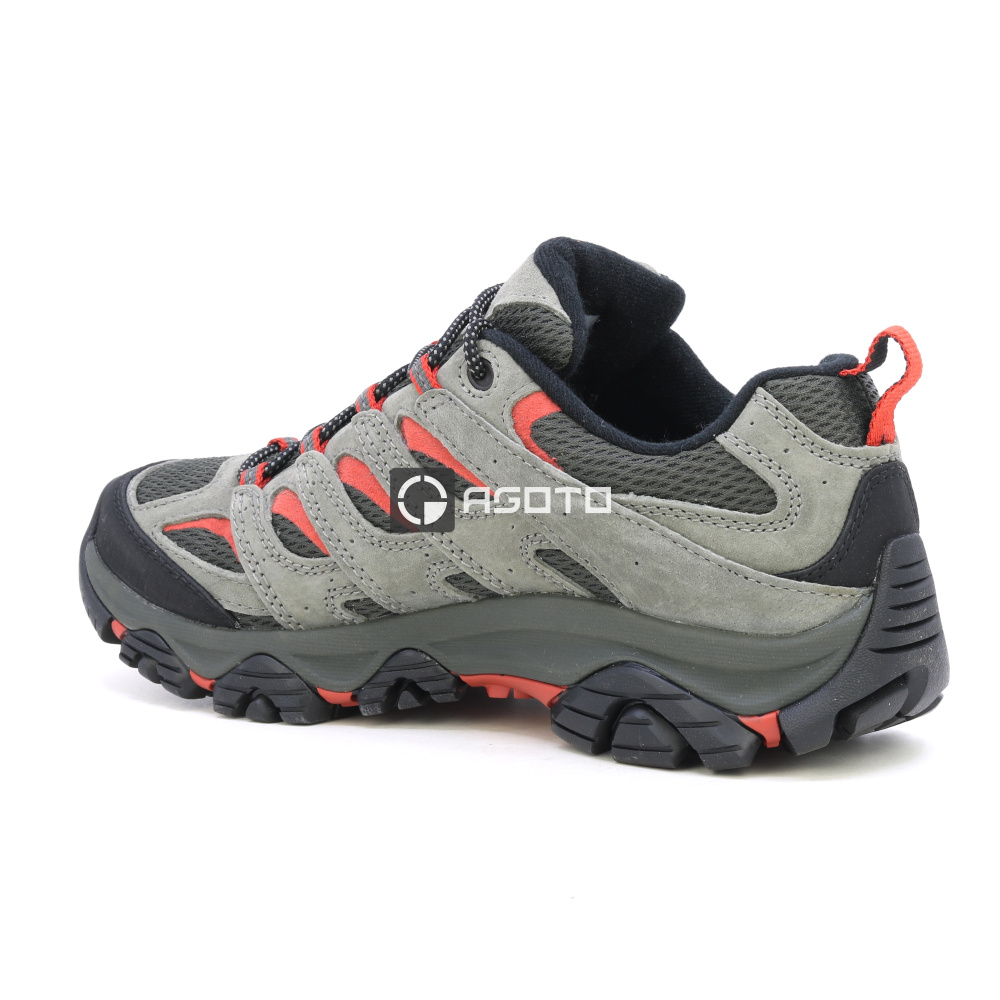 detail MERRELL Moab 3 GTX M šedá pánská kožená outdoor obuv, Gore-Tex® membrána
