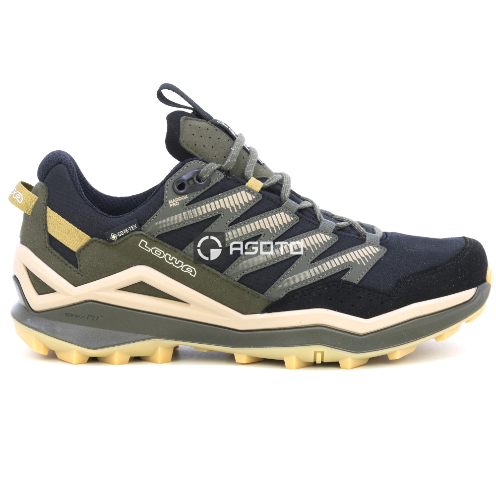 detail LOWA MADDOX PRO GTX LO olivová pánská outdoor obuv membrána Gore-Tex®