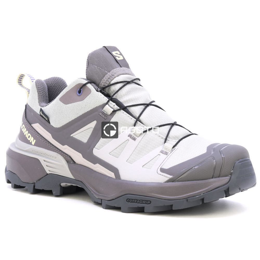 detail SALOMON X Ultra 360 GTX W šedá dámská outdoor obuv, Gore-Tex membrána