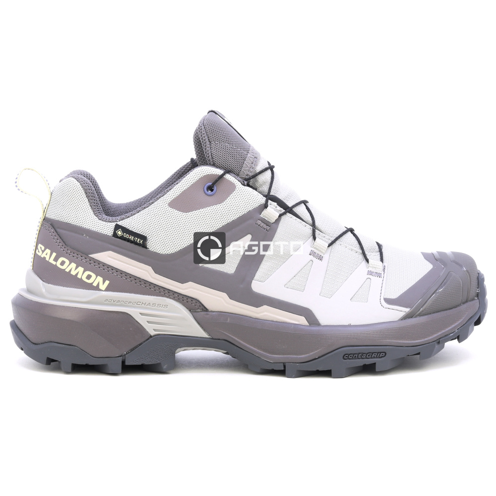 detail SALOMON X Ultra 360 GTX W šedá dámská outdoor obuv, Gore-Tex membrána