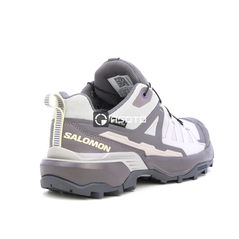 detail SALOMON X Ultra 360 GTX W šedá dámská outdoor obuv, Gore-Tex membrána