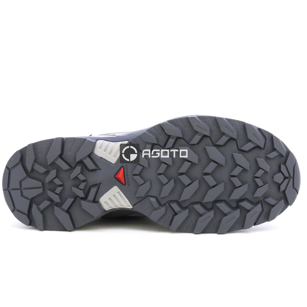 detail SALOMON X Ultra 360 GTX W šedá dámská outdoor obuv, Gore-Tex membrána