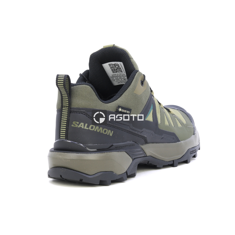 detail SALOMON X ULTRA 360 GTX olivová pánská outdoor obuv Gore-Tex membrána