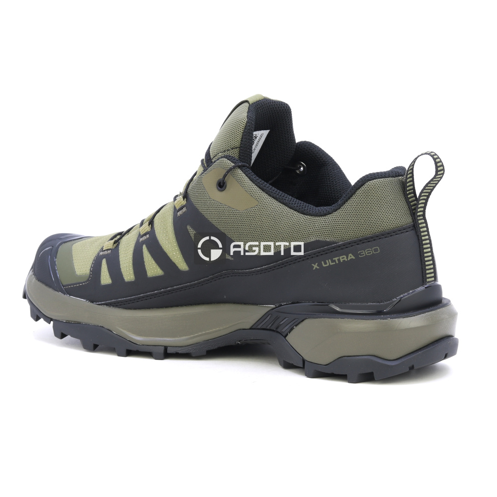 detail SALOMON X ULTRA 360 GTX olivová pánská outdoor obuv Gore-Tex membrána