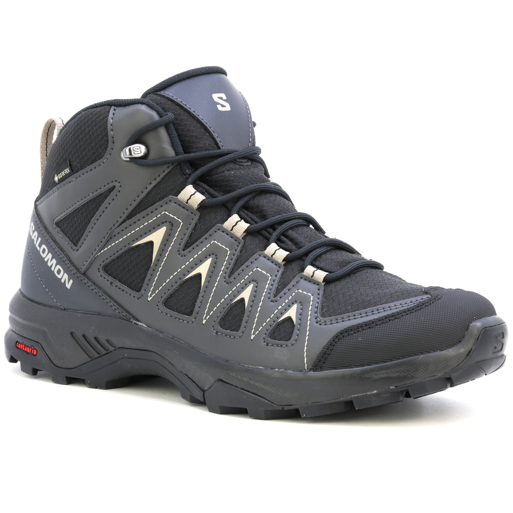 detail SALOMON X BRAZE MID GTX černá pánská trekingová obuv Goretex membrána