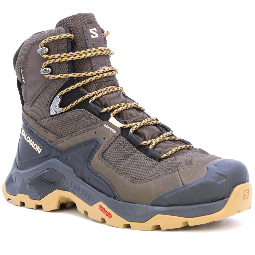 detail SALOMON Quest Element GTX hnědá pánská outdoor obuv Goretex membrána