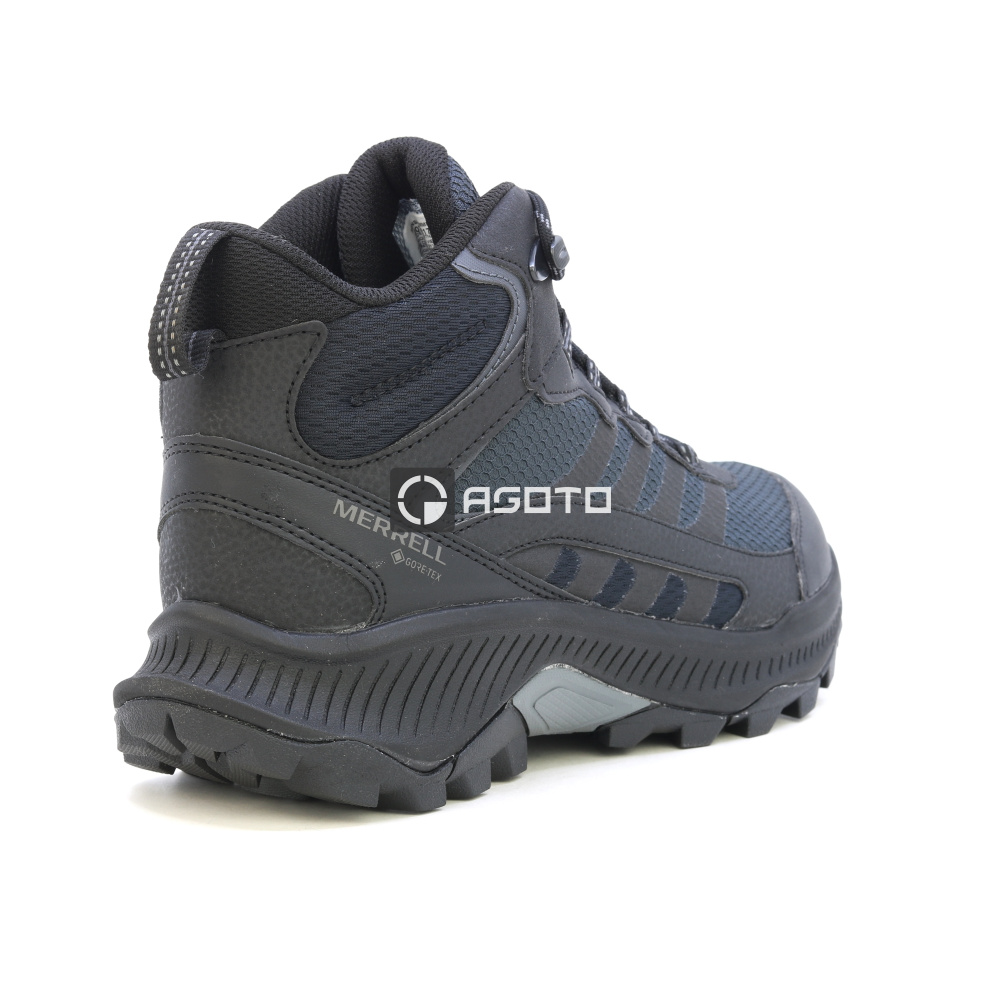detail MERRELL SPEED STRIKE 2 MID GTX černá pánská outdoor obuv Gore-Tex® membrána