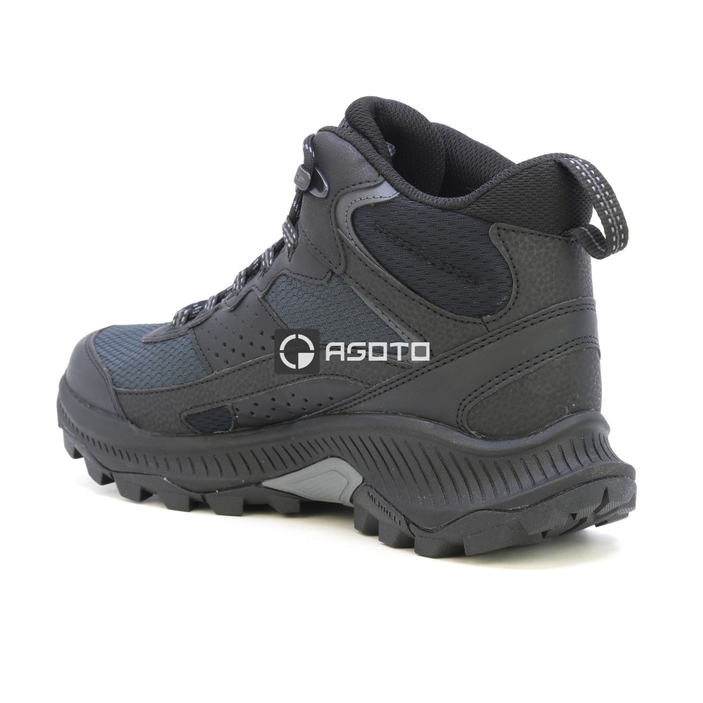 detail MERRELL SPEED STRIKE 2 MID GTX černá pánská outdoor obuv Gore-Tex® membrána