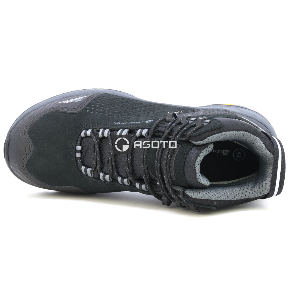 detail ALPINE PRO Erahe černá pánská outdoor obuv PTX membrána