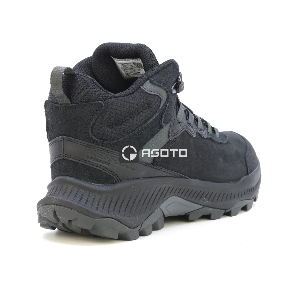 detail MERRELL SPEED STRIKE 2 MID LTR WP black černá pánská outdoor obuv