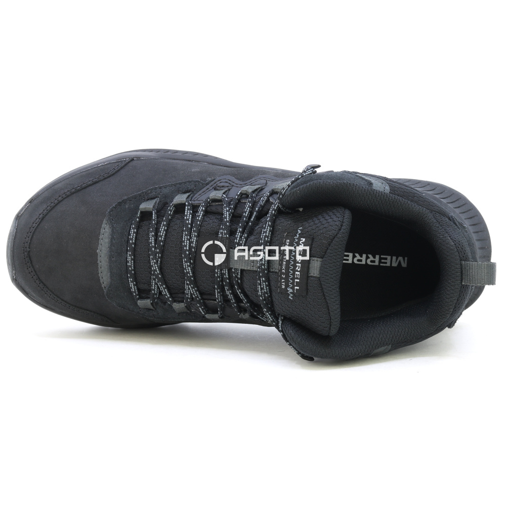 detail MERRELL SPEED STRIKE 2 MID LTR WP black černá pánská outdoor obuv
