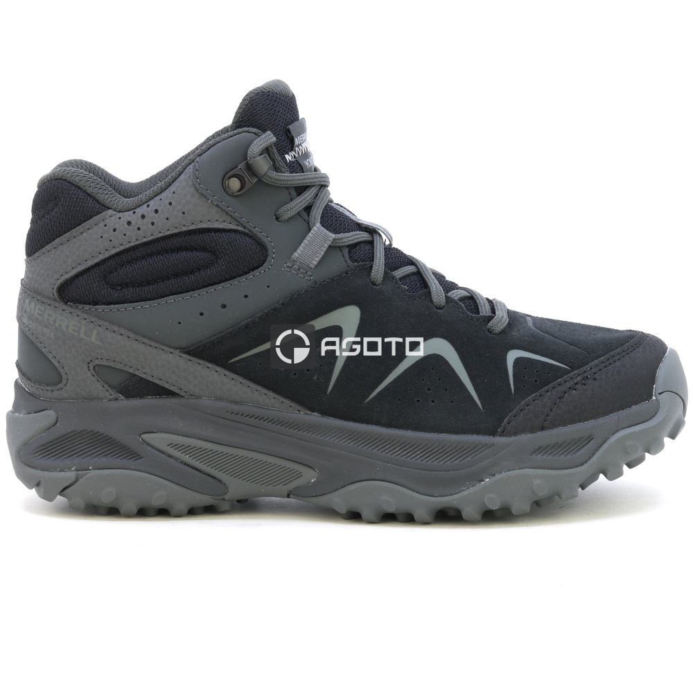 detail MERRELL YOKOTA 3 MID GTX černá dámská outdoor obuv GORE-TEX® membrána
