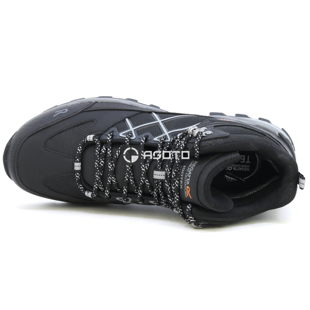 detail REGATTA Samaris III Boot černá pánská outdoor obuv Isotex membrána