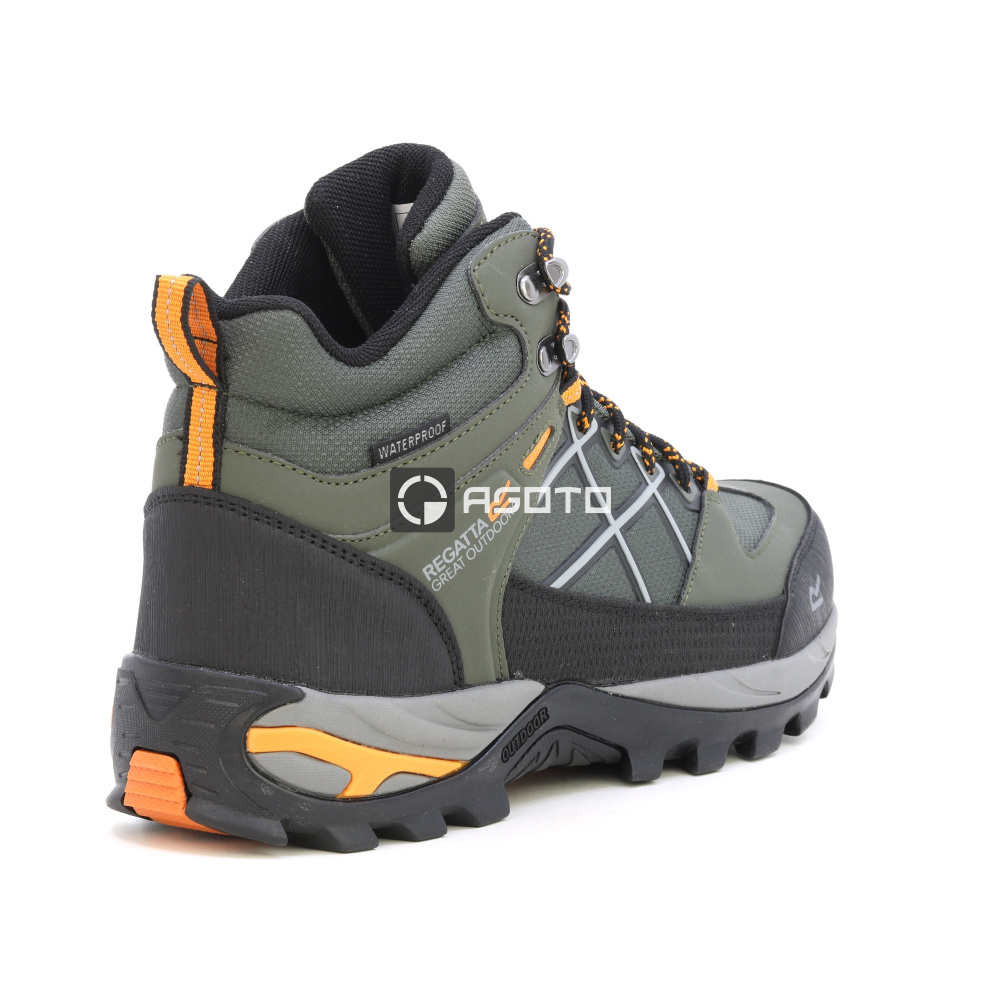 detail REGATTA Samaris III Boot olivová pánská outdoor obuv Isotex membrána