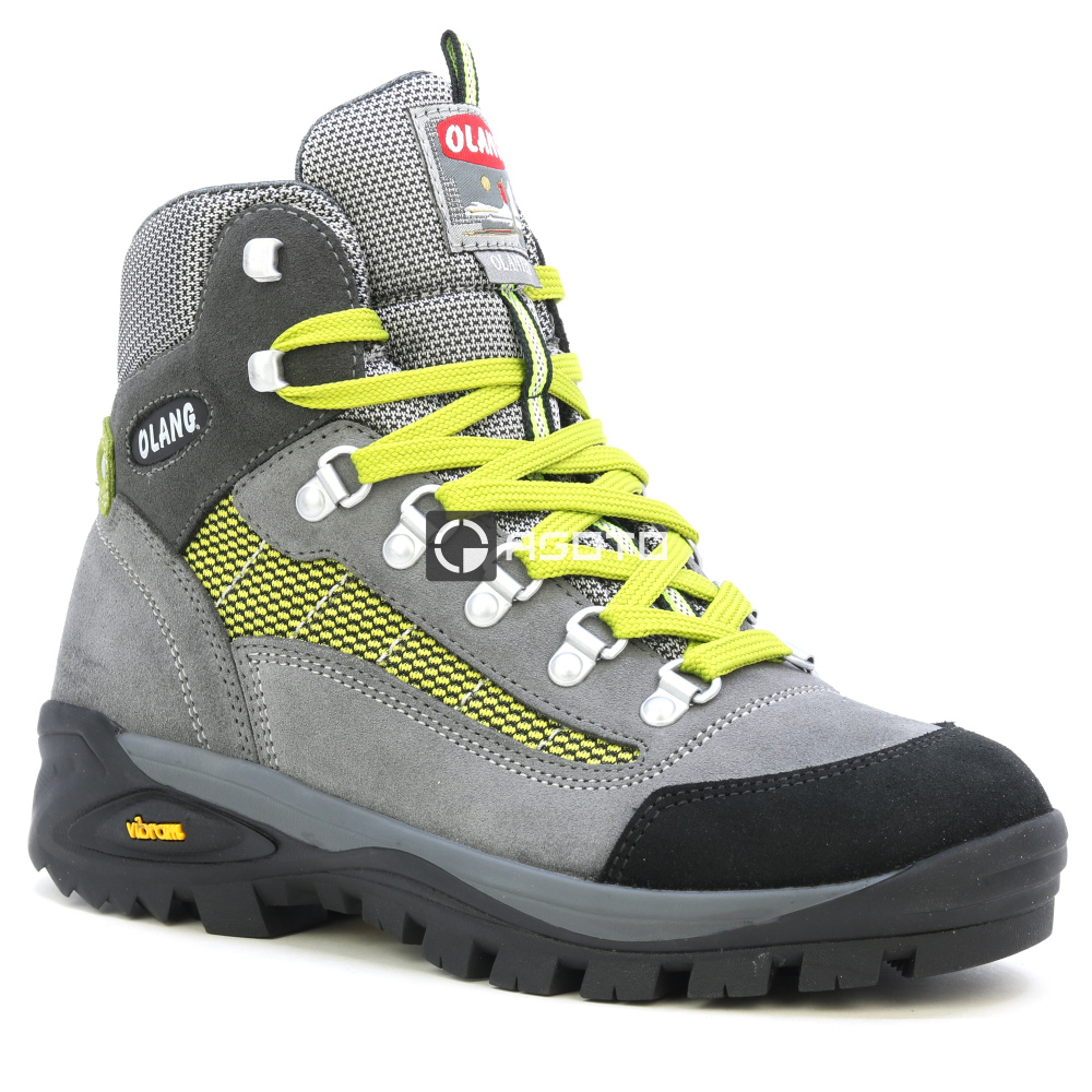 detail OLANG Tarvisio 822 šedá dámská kožená pohodlná outdoor obuv s membránou