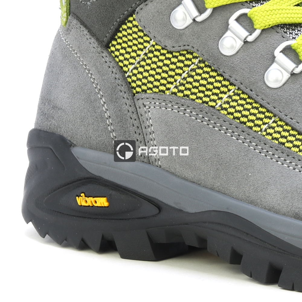 detail OLANG Tarvisio 822 šedá dámská kožená pohodlná outdoor obuv s membránou