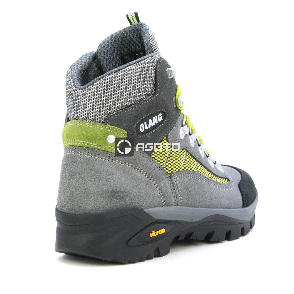 detail OLANG Tarvisio 822 šedá dámská kožená pohodlná outdoor obuv s membránou