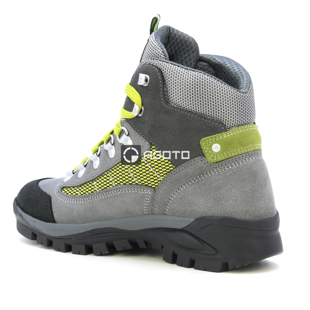 detail OLANG Tarvisio 822 šedá dámská kožená pohodlná outdoor obuv s membránou