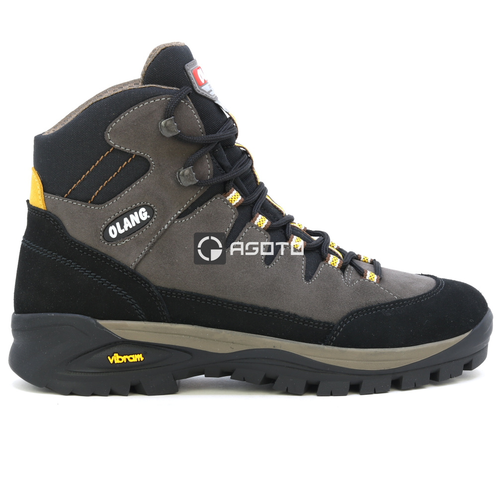 detail OLANG Badia 896 hnědá pánská kožená pohdlná outdoor obuv s membránou