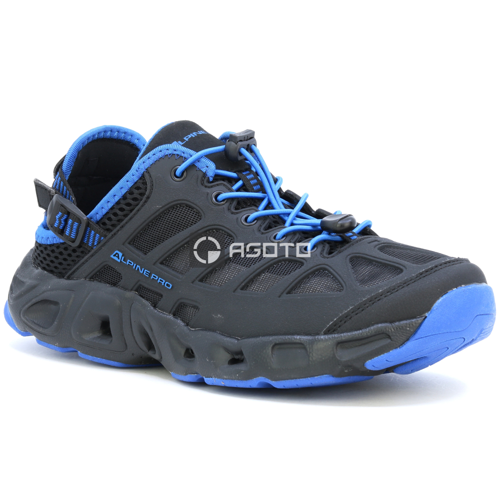 detail ALPINE PRO Heren černá pánská obuv